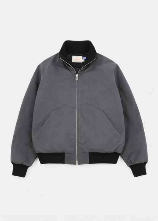 dehen 1920 mens Pilot Jacket Dry Wax Cotton Slate