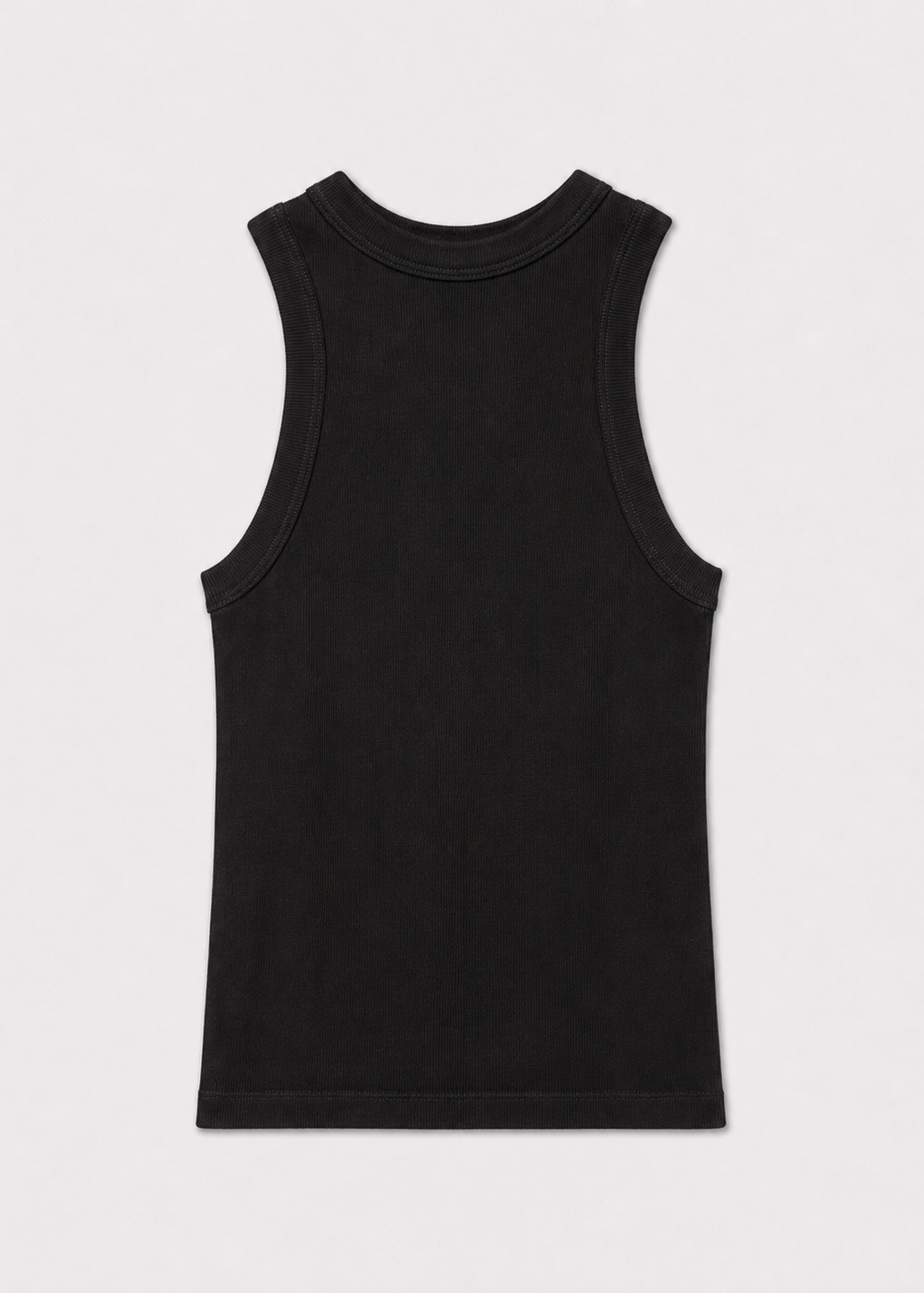 enza costa womens Cashmere Rib Tank in Black