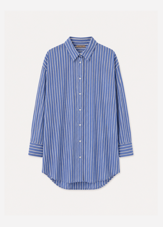 enza costa womens Cotton Poplin Mini Shirt Dress