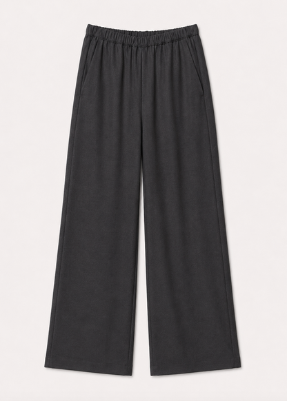 enza costa womens Suiting Everywhere Pant in Dark Charcoal