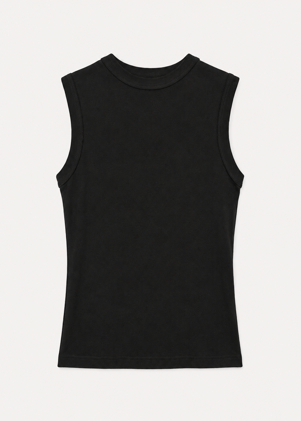 enza costa womens Supima Cotton New Classic Sleeveless Tee in Black