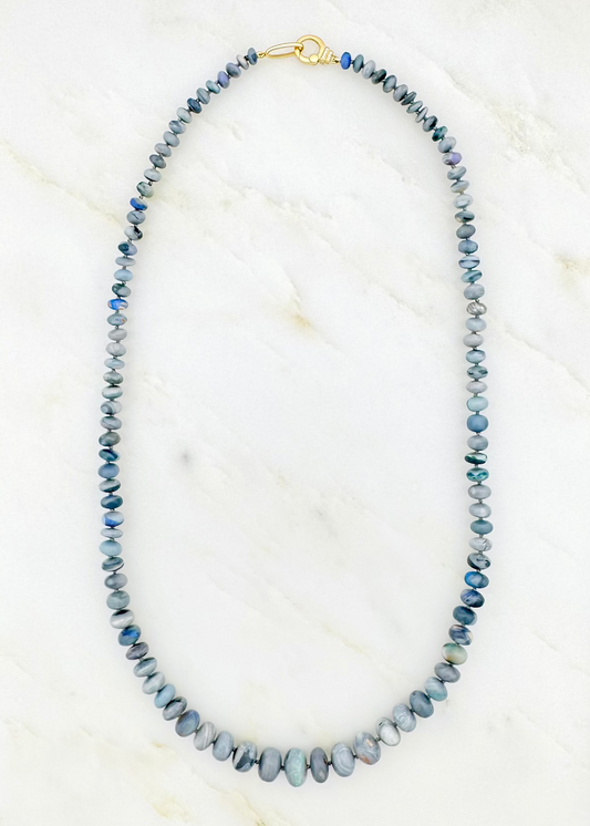 fine jewelry 18k yellow gold sorellina beaded opal necklace