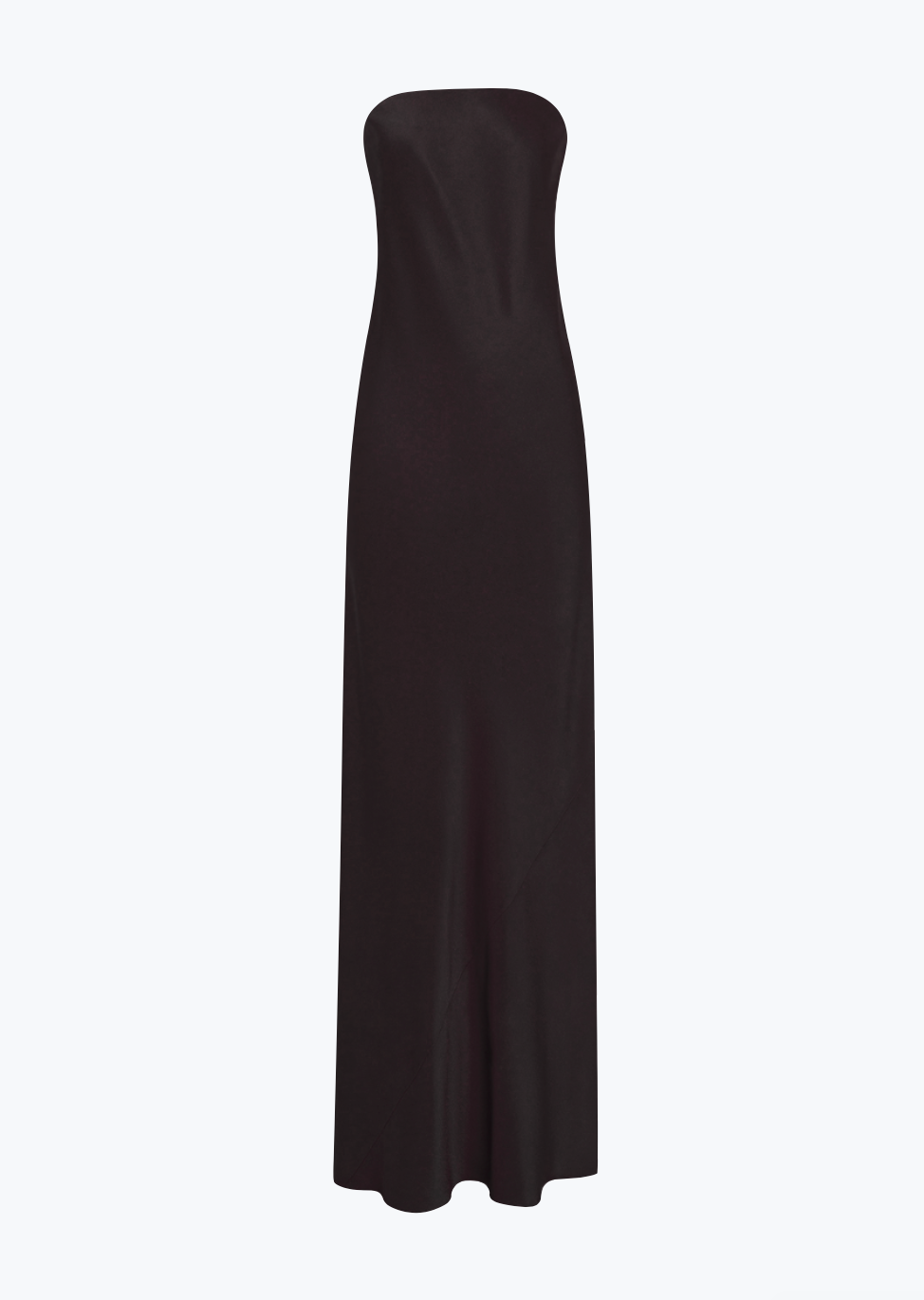 forte forte 14555 Column Dress in Noir Envers Satin
