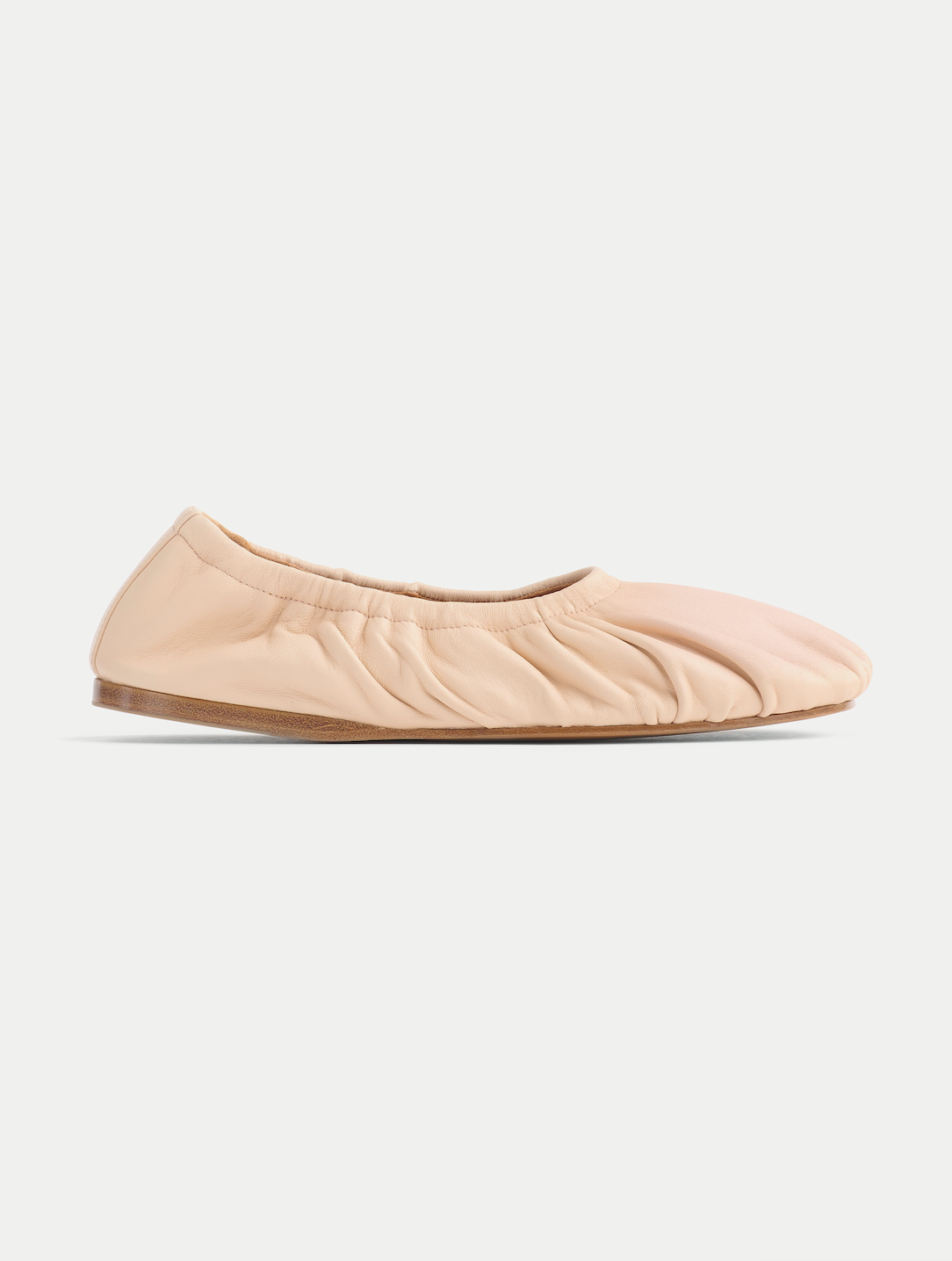 forte forte 14697 Nappa Leather Ballerina Flats with Laces