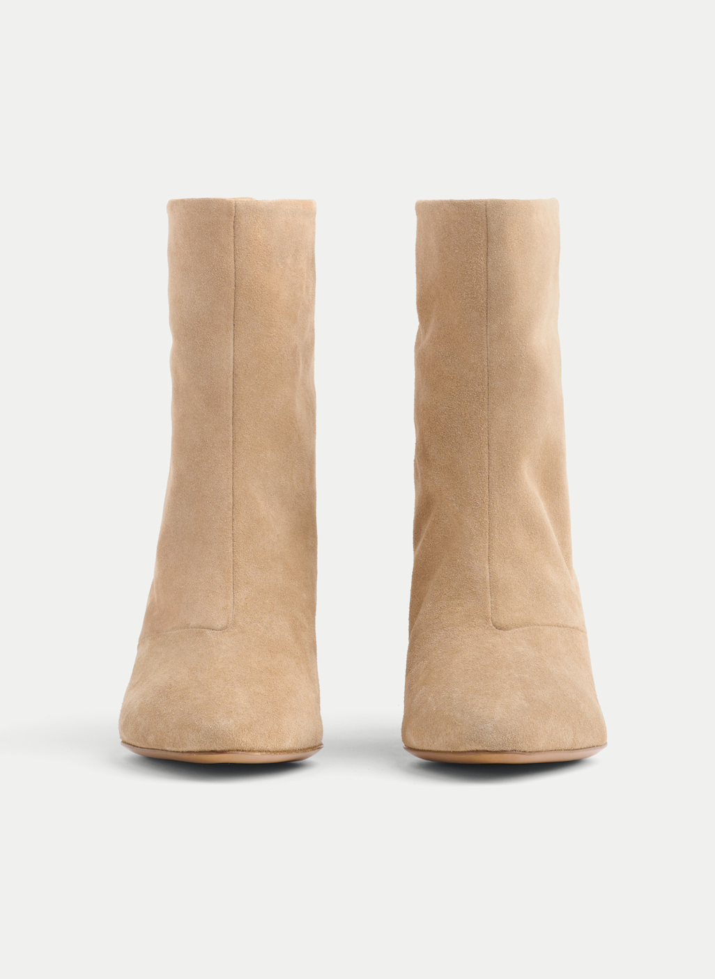 forte forte 14705 Suede Ankle Boot in Sand