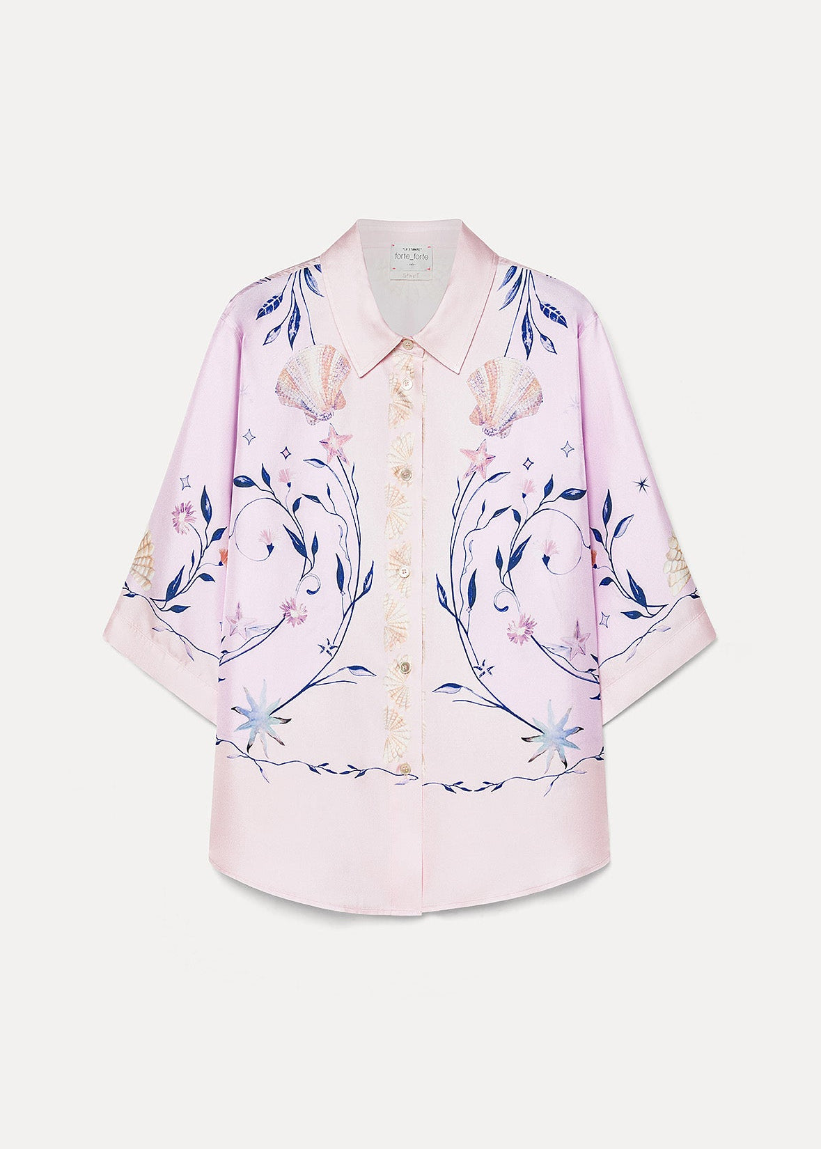 forte forte 14919 Deliverance Print Half-Sleeve Shirt