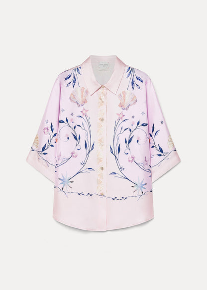 forte forte 14919 Deliverance Print Half-Sleeve Shirt