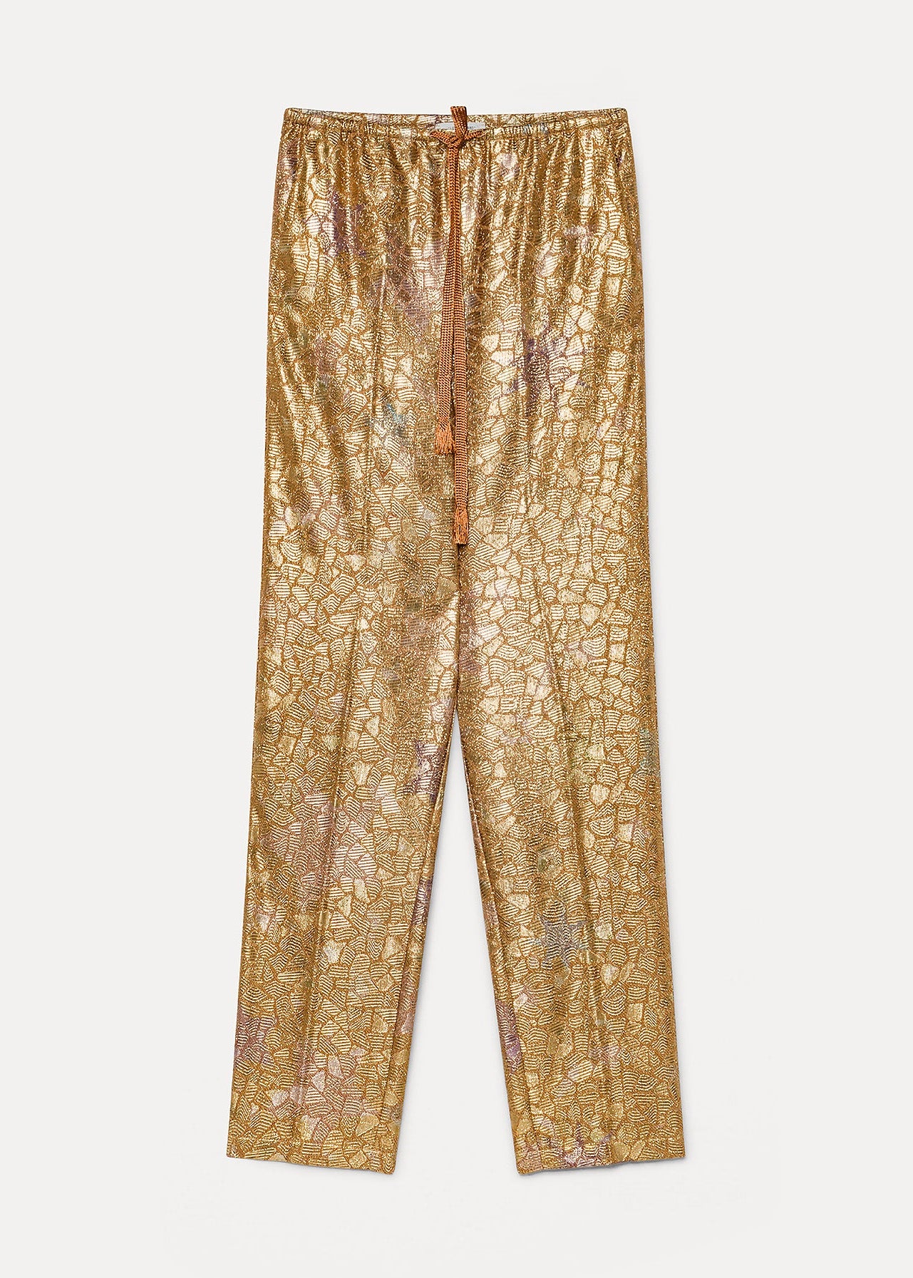 forte forte womens Lurex Jacquard "Les Folies" Trousers1 4801_mypants