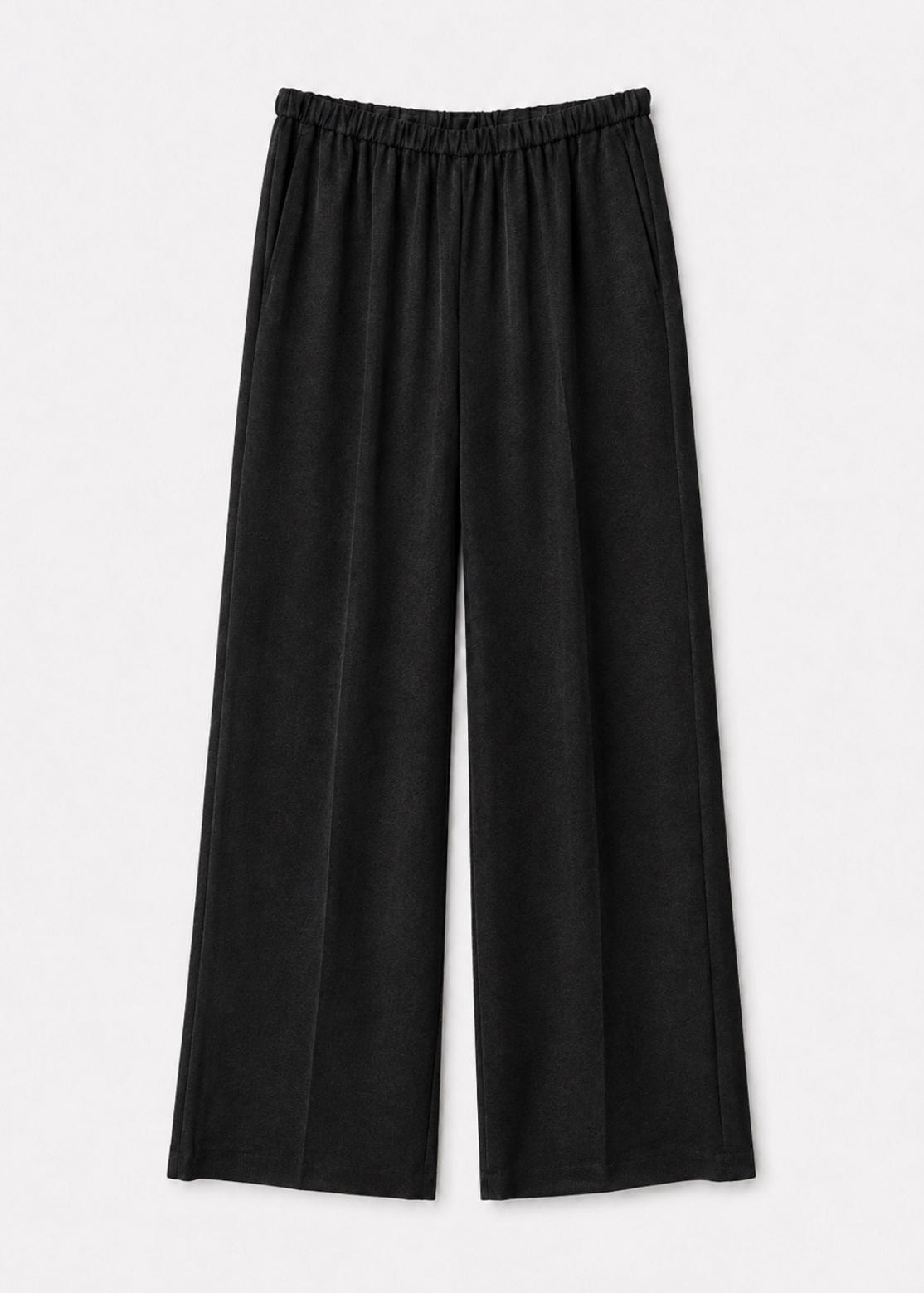 forte_forte womens Viscose Sablé Flare Pants in Black