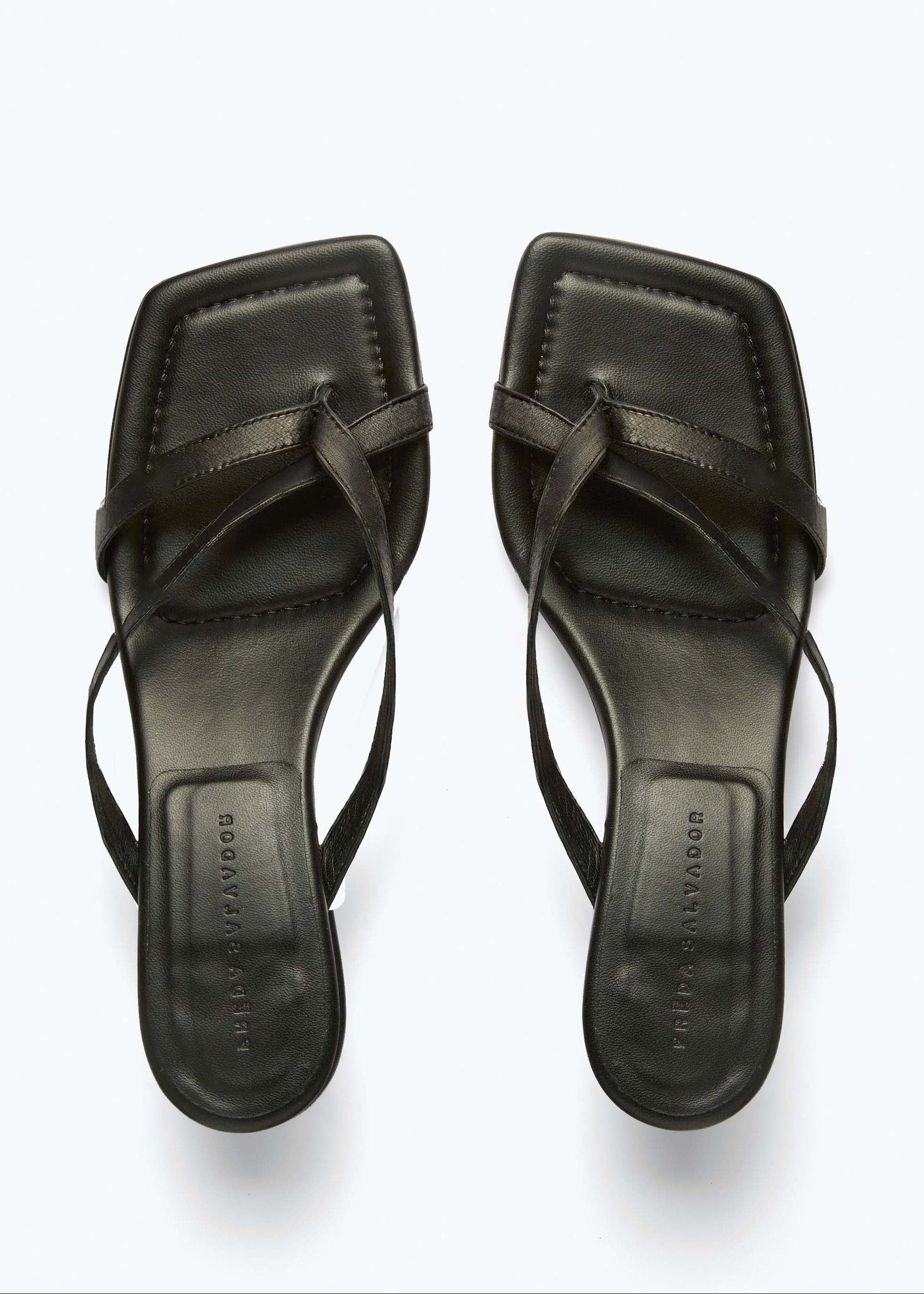 freda salvador womens Elaine Heel Sandal in Black