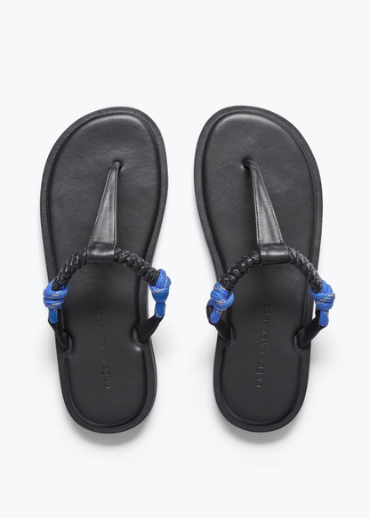 freda salvador womens Selah Rope Thong Sandal in Cobalt
