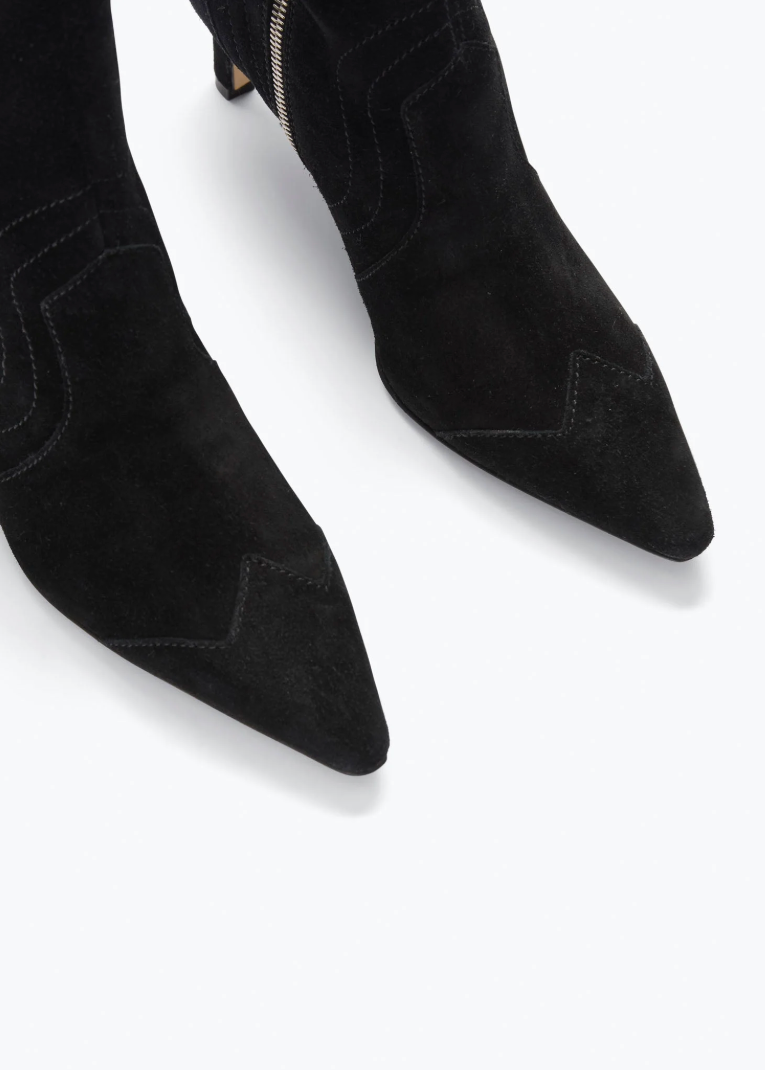 freda salvador womens Shaina Boot black suede