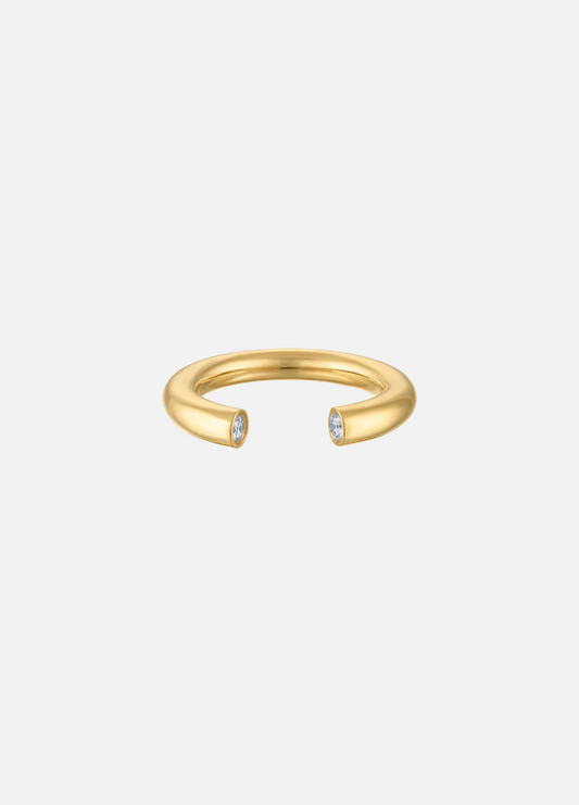 jade ruzzo fine jewelry 18k yellow gold Diamond Atha Ring