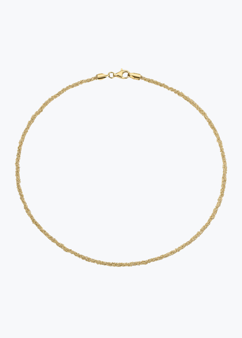 jade ruzzo fine jewelry 18k yellow gold Gloria Chain Necklace