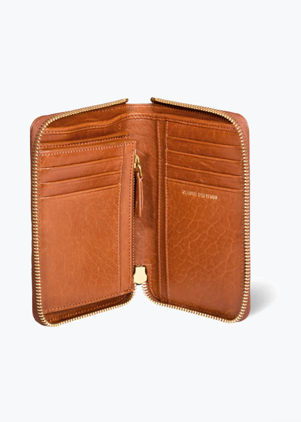 jerome dreyfuss Julien Wallet in Cognac leather