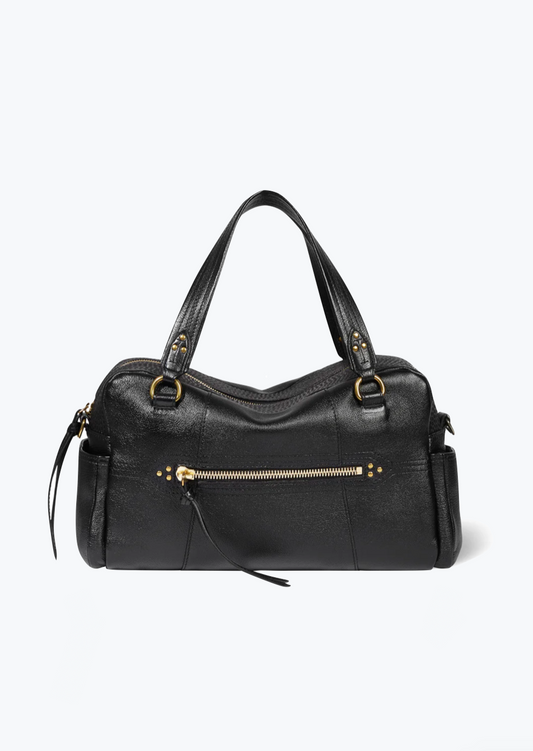 jerome dreyfuss Lucky Bowling Bag in Noir brass