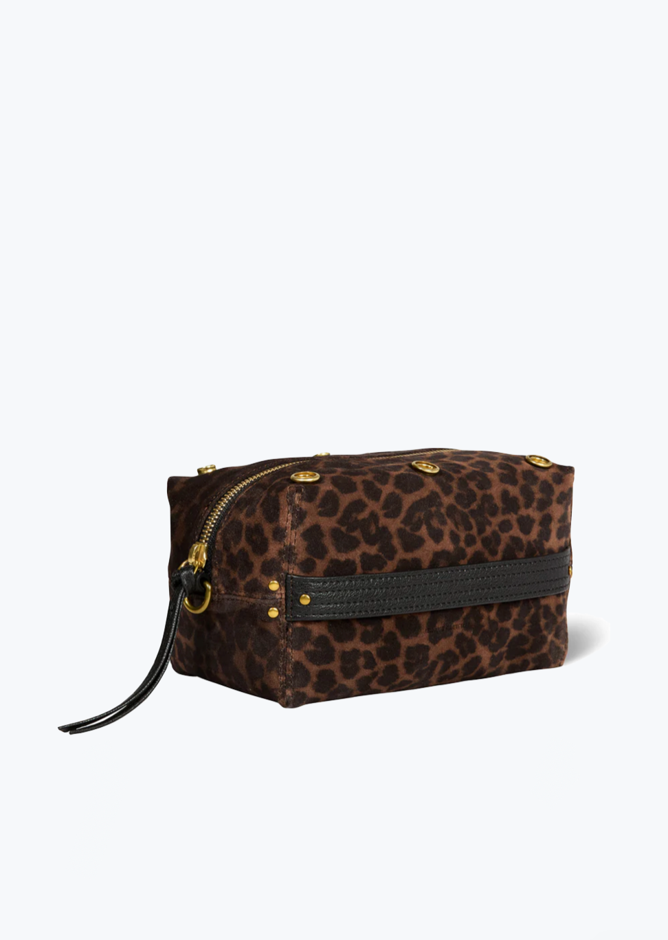 jerome dreyfuss Lucky Case in Leopard Suede