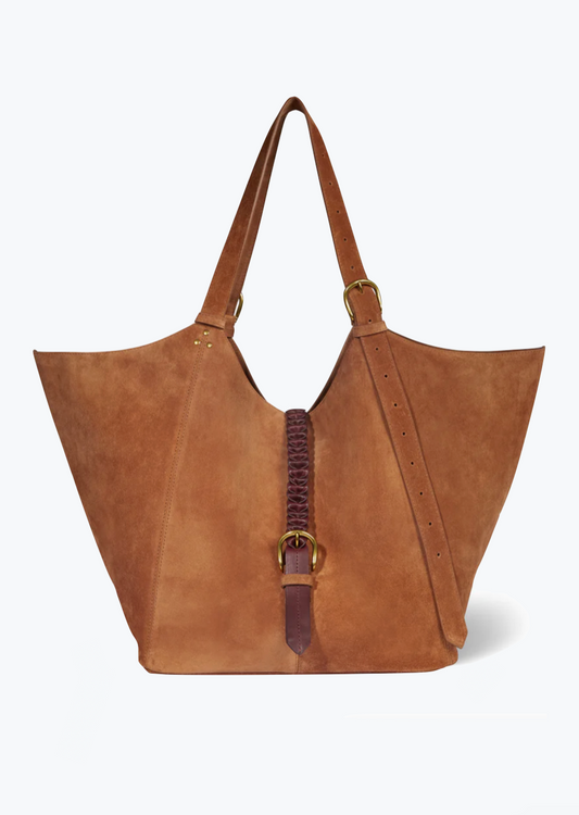 jerome dreyfuss womens Joseph M Tote Bag in Caramel Split Suede