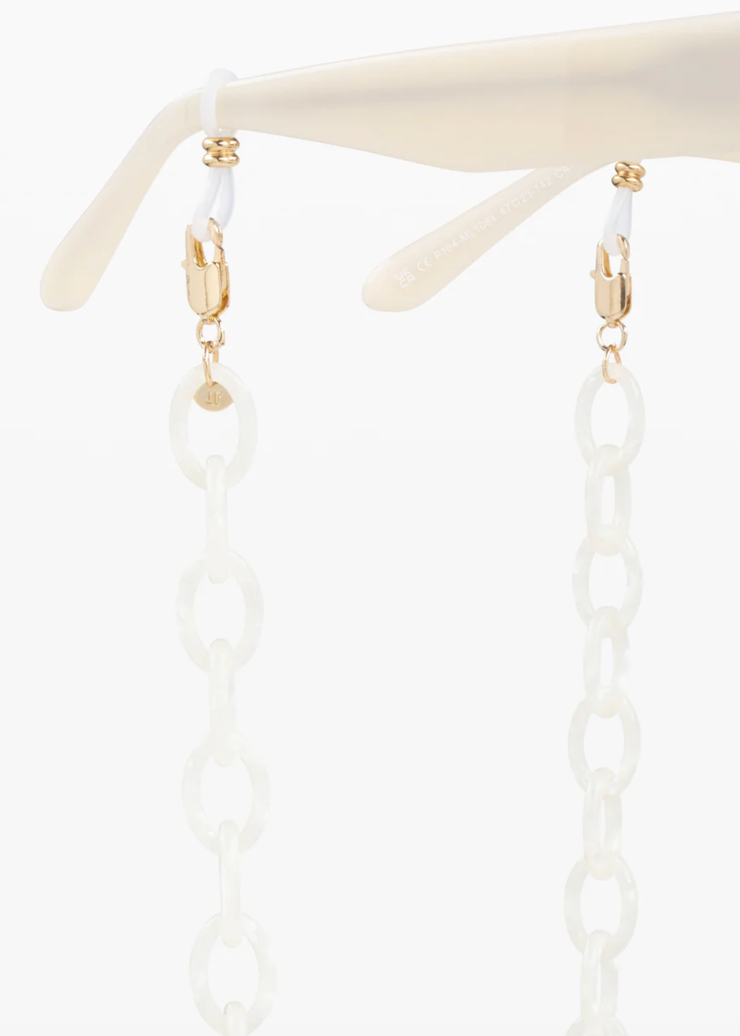 jimmy fairly paris The Dana Sunglasses Chain in Ivory