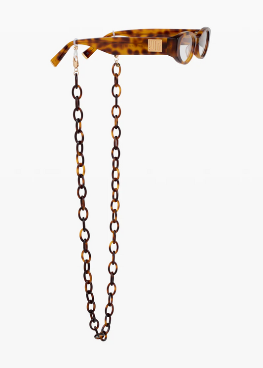 jimmy fairly paris The Dana Sunglasses Chain in Tortoise
