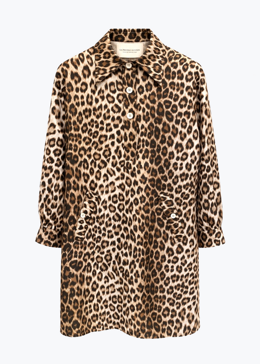 la prestic ouiston Brooklynette Silk Dress in Panther