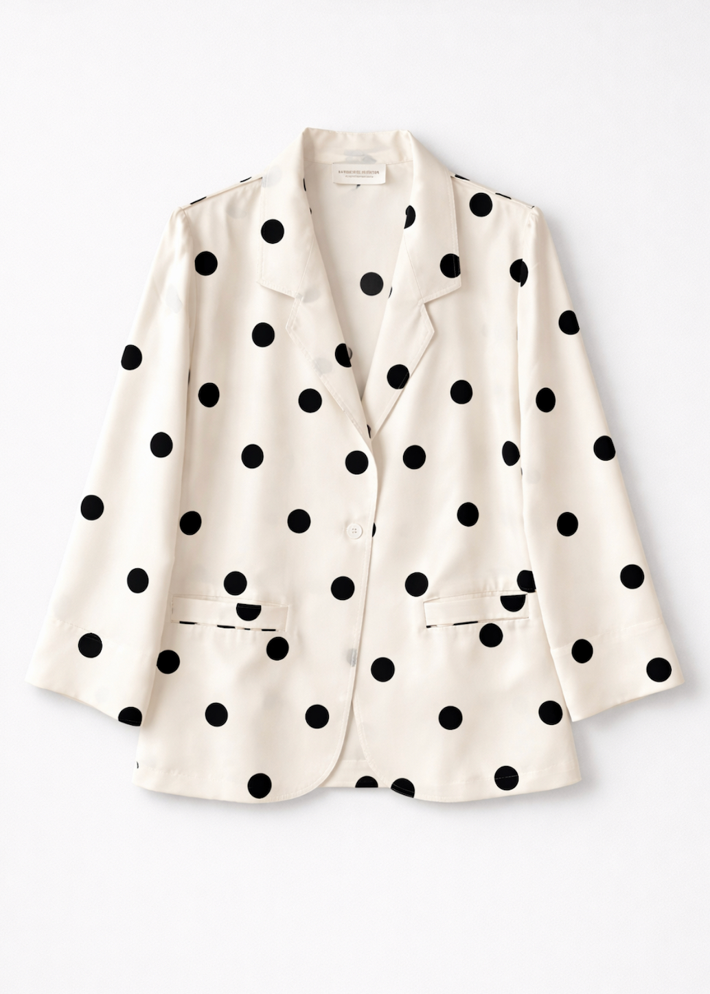 la prestic ouiston womens Elichou Silk Polka Dot Blazer