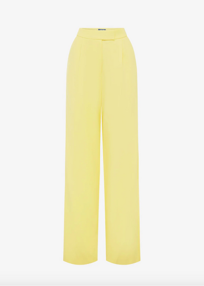 leo lin Elisha Wide Leg Pants limoncello yellow