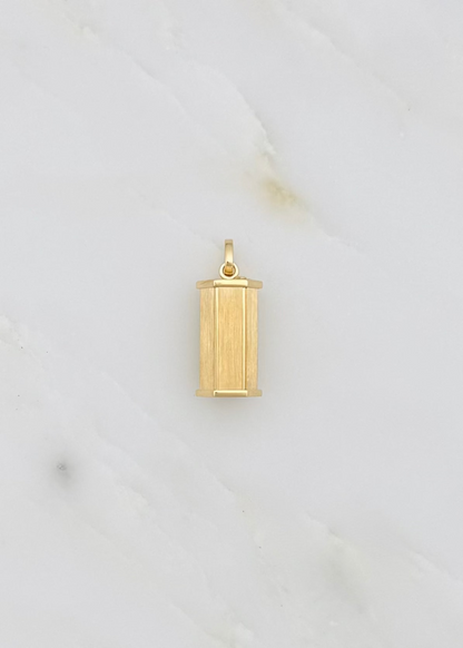 marie lichtenberg fine jewelry 18k yellow gold Baby Weight Pendant