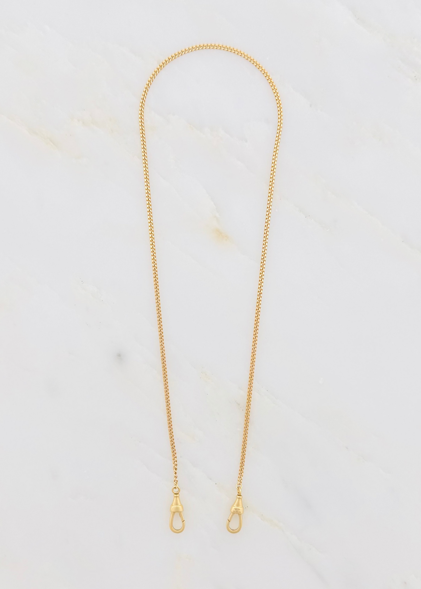 marie lichtenberg fine jewelry 18k yellow gold Gourmette Chain