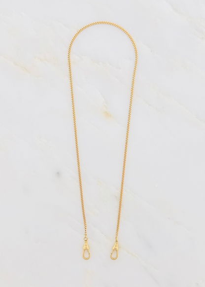 marie lichtenberg fine jewelry 18k yellow gold Gourmette Chain