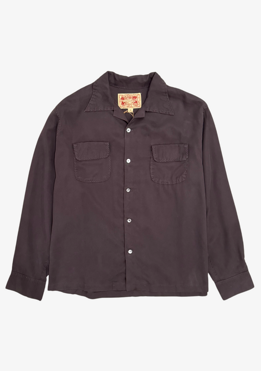 monostereo mens Morrison Shirt in Washed Black