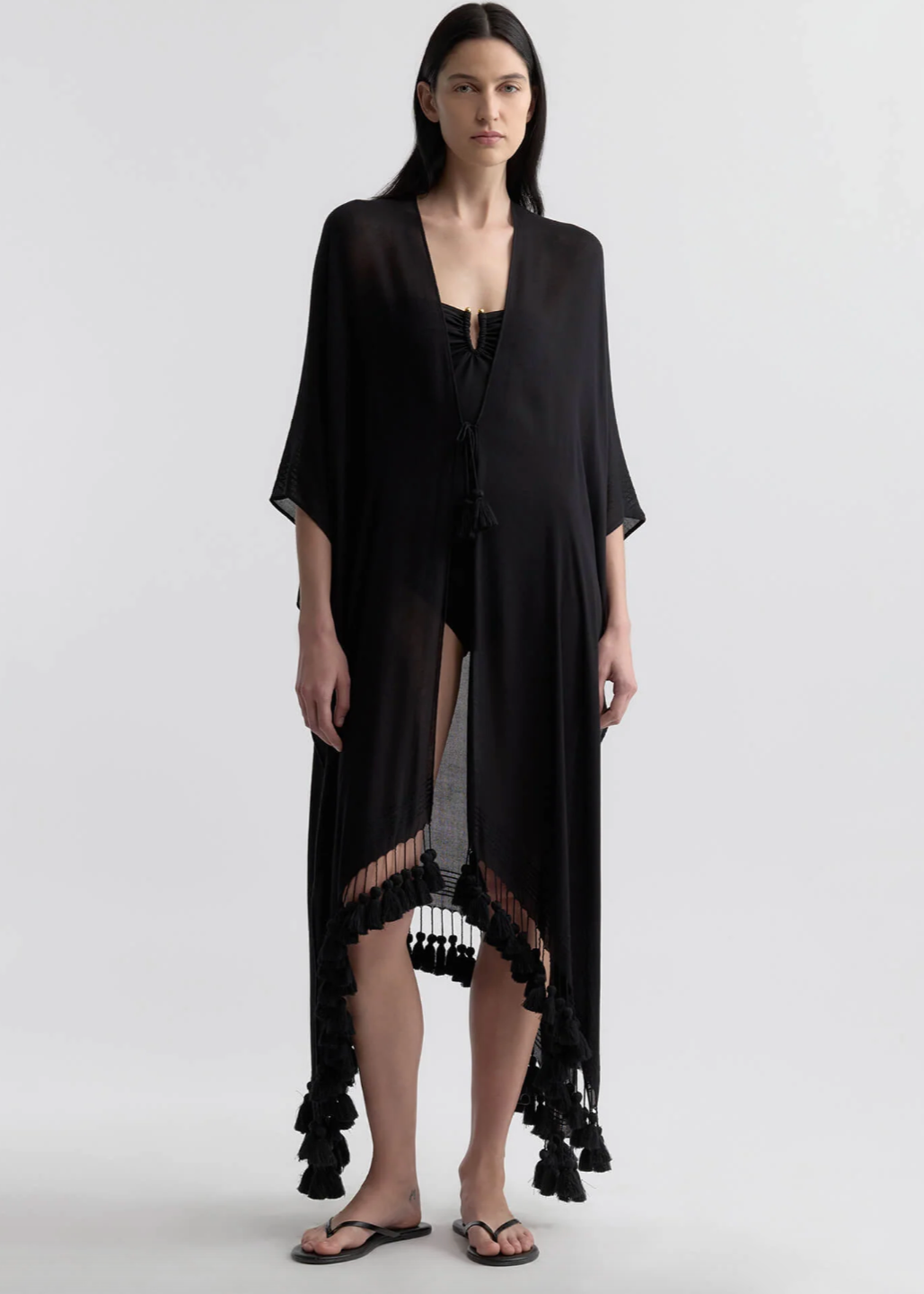 person wearing nili lotan Neta Caftan