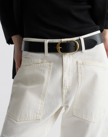 person wearing nili lotan Shon Jean in Cream