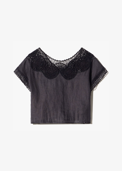 nili lotan womens Caila Top in black
