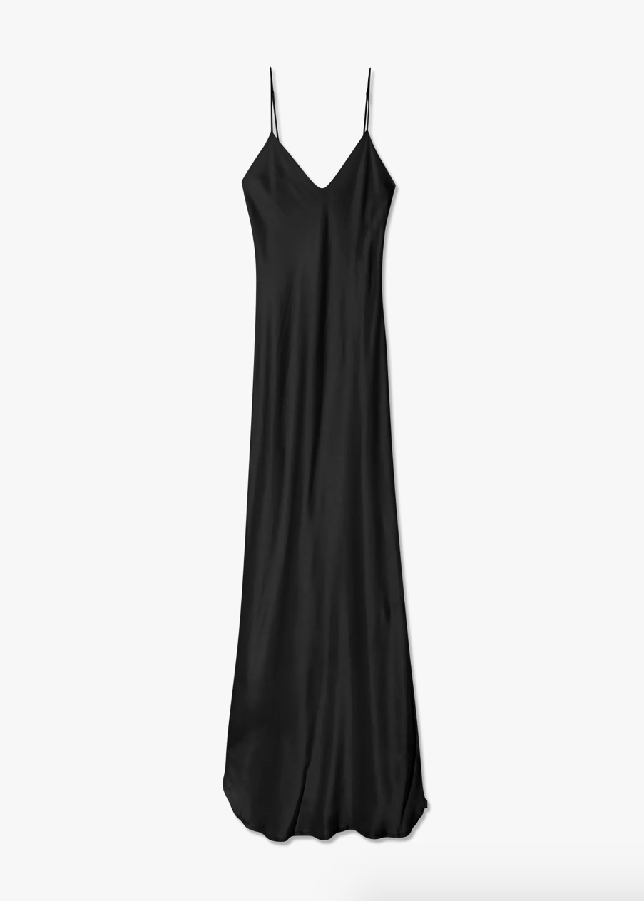 nili lotan womens Cami Gown in Black