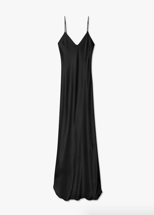 nili lotan womens Cami Gown in Black
