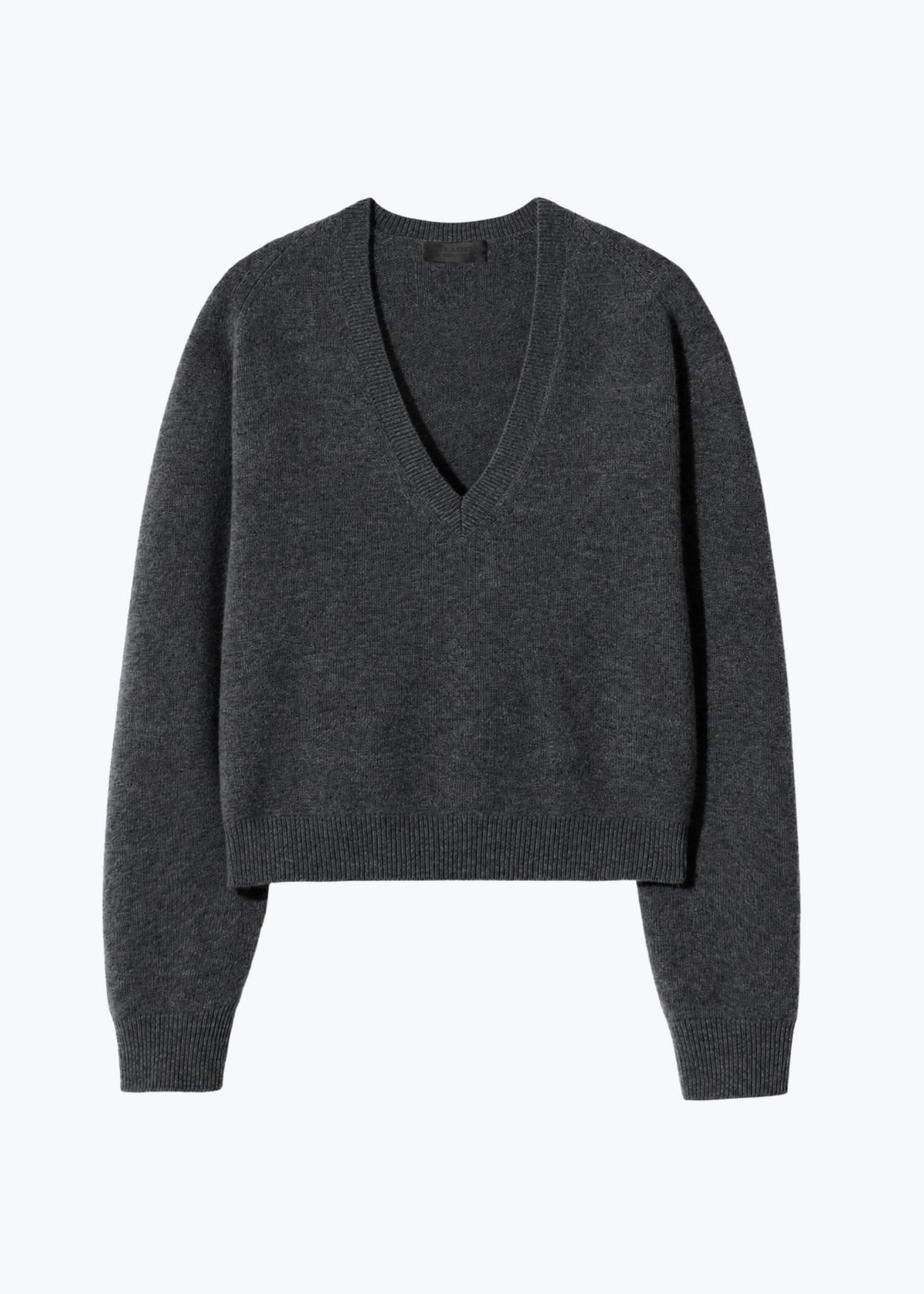 nili lotan womens Feron Cashmere Sweater in Charcoal grey