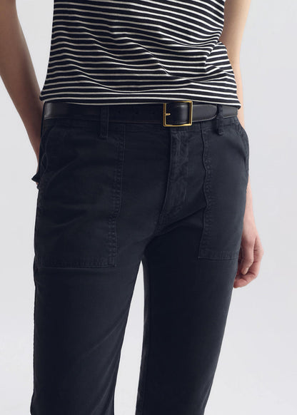person wearing nili lotan womens Jenna Pant in Carbon