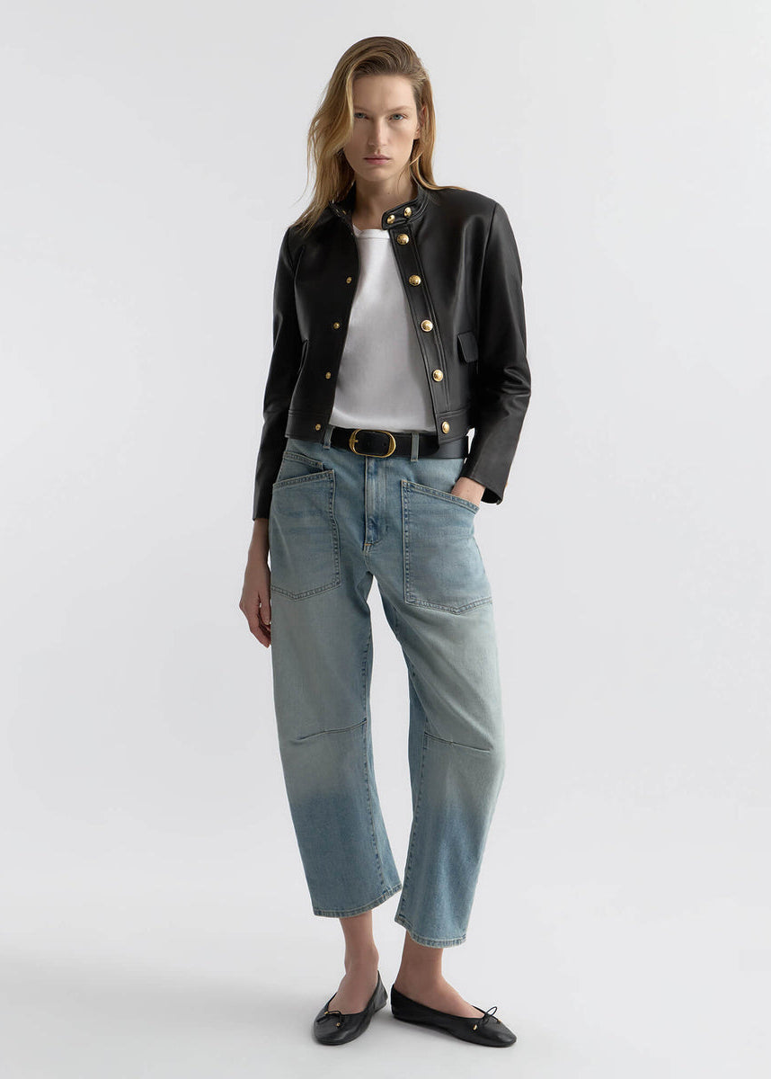 person wearing nili lotan womens Shon Jean in Summer Wash