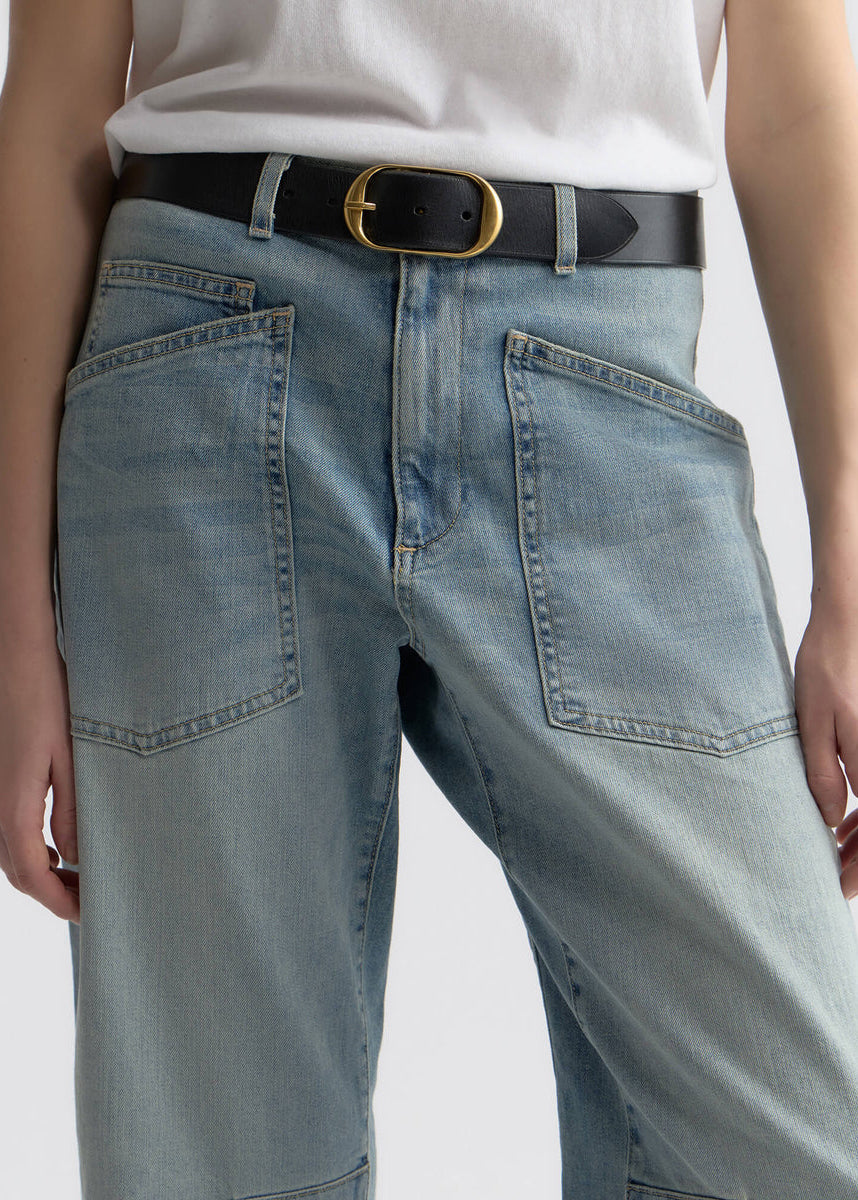 person wearing nili lotan womens Shon Jean in Summer Wash
