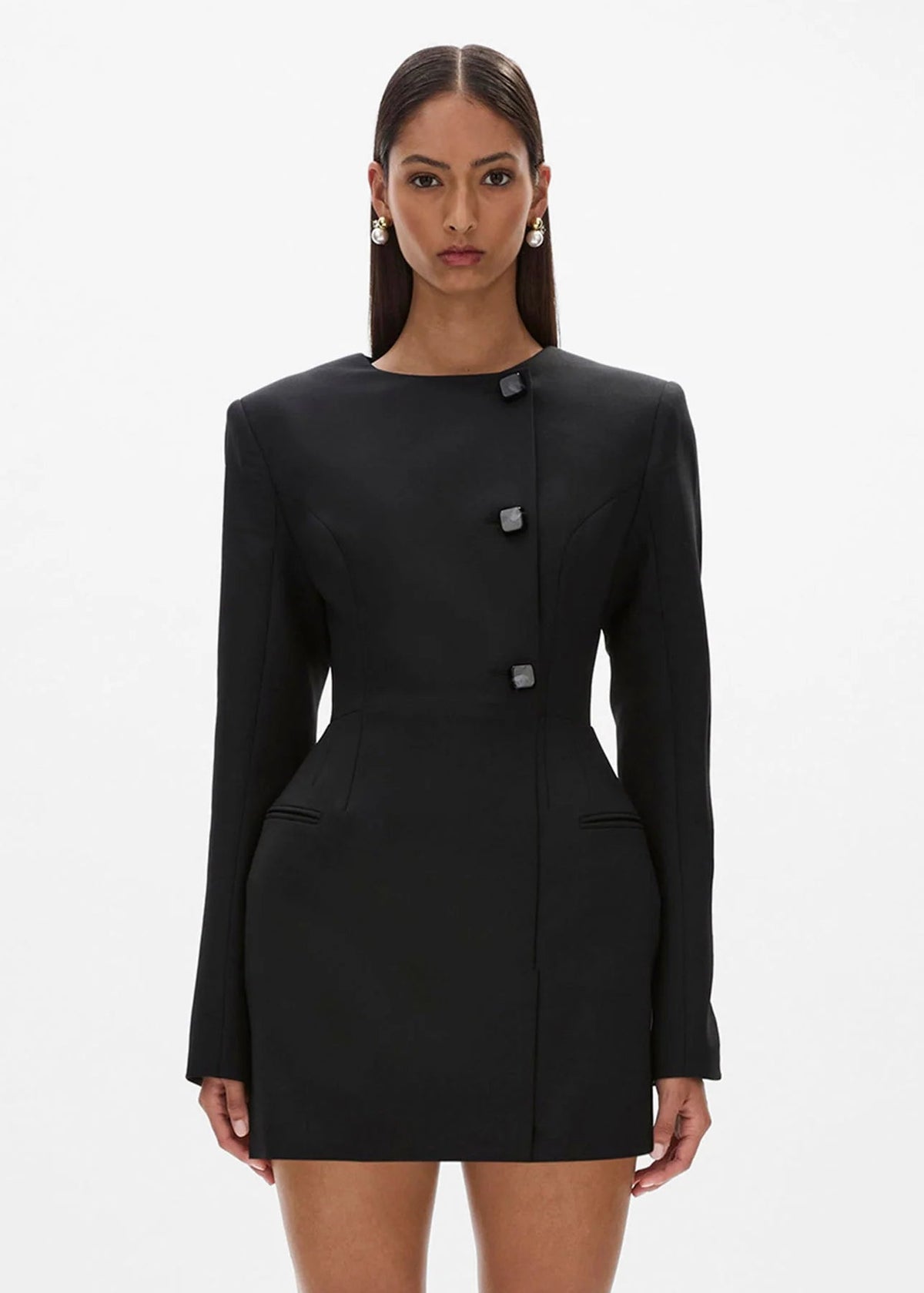 rachel gilbert Finley Mini Dress in Black
