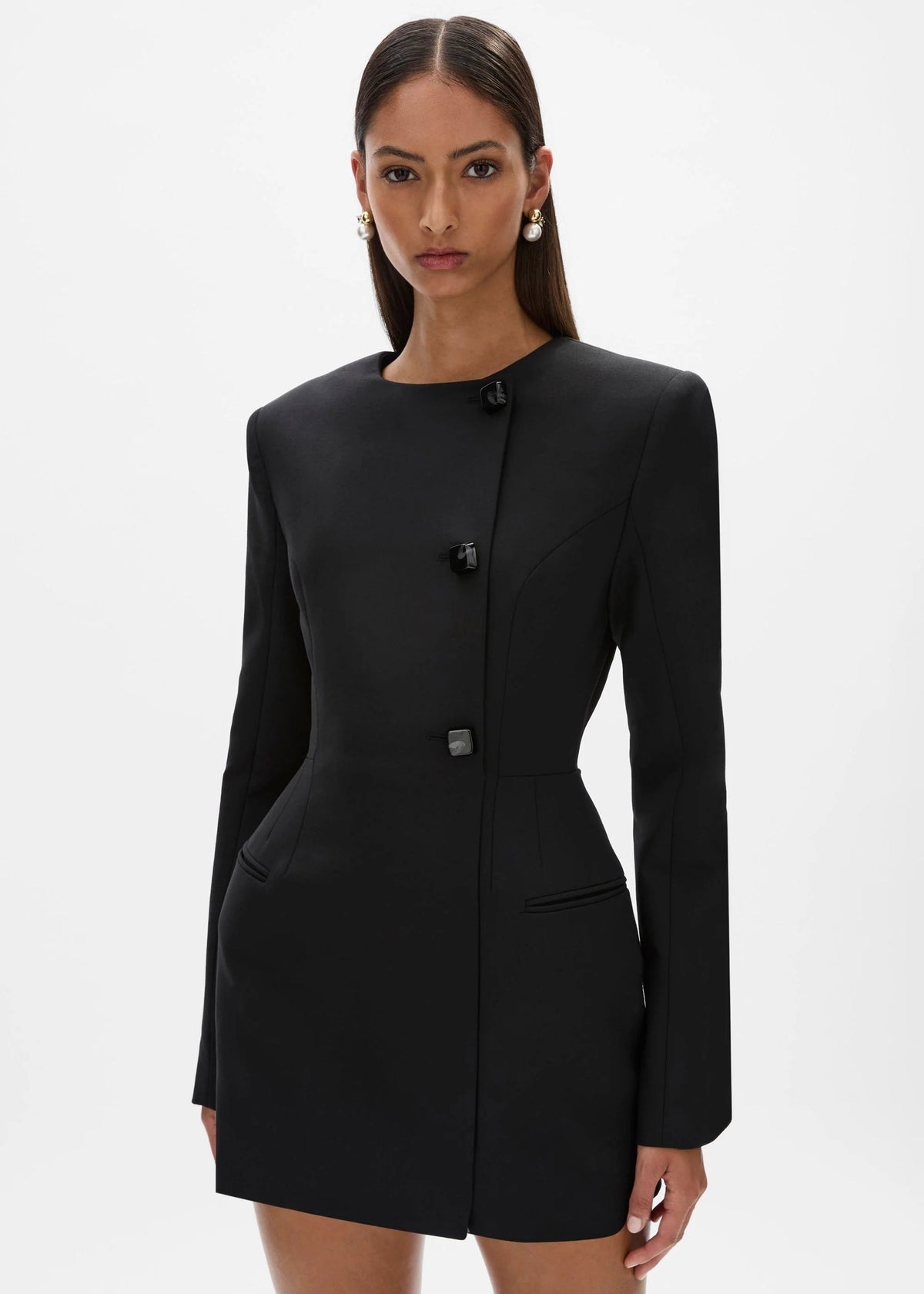 rachel gilbert Finley Mini Dress in Black