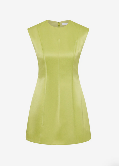 rachel gilbert Hallie Mini Dress in Lime
