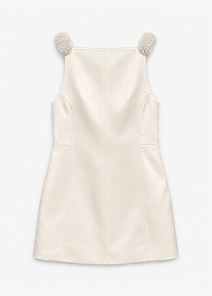 rachel gilbert womens Oryx Mini Dress in Ivory