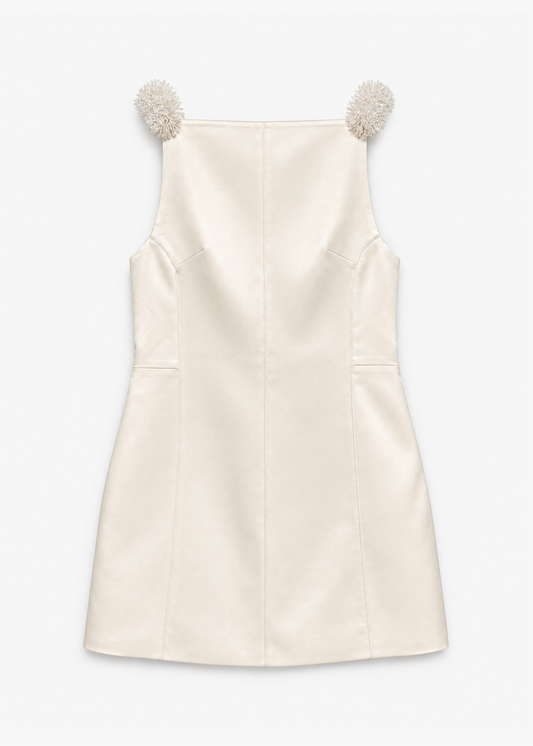 rachel gilbert womens Oryx Mini Dress in Ivory