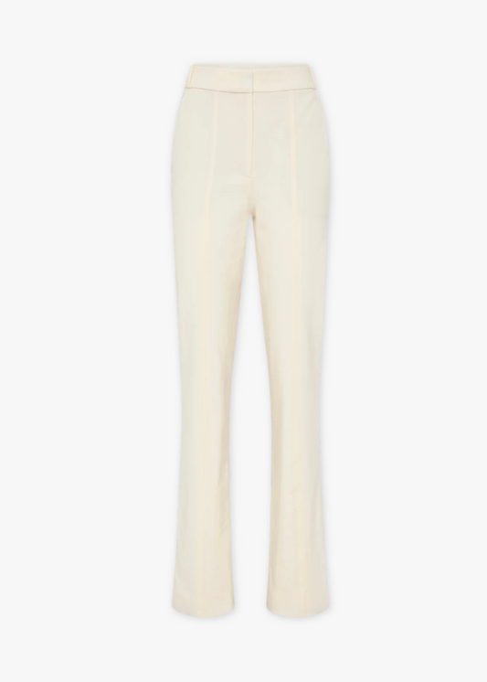 rachel gilbert womens stretch wool suiting Finley Pant in creme