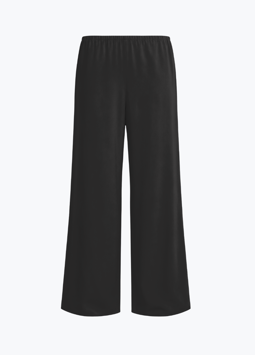 sablyn womens Camden Silk Strapless Top Naomi Bias Cut Pull on Pant in black
