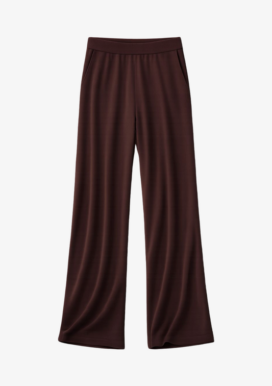 sablyn womens Cashmere Wide Leg Pants in Americano