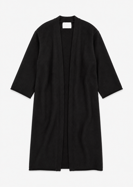 sablyn womens Toma Slouchy Cashmere Duster in Black