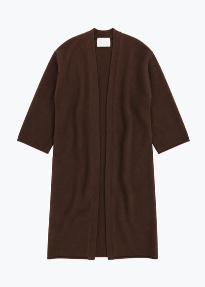 sablyn womens cashmere Toma Slouchy Cashmere Duster in Cinnabar brown